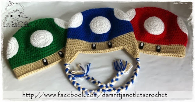 crochet!: Mario Bros. Mushroom Beanie