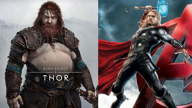 بعد إستعراض تصميم Thor داخل لعبة God of War Ragnarok سوني تتعرض لانتقادات واسعة من طرف اللاعبين