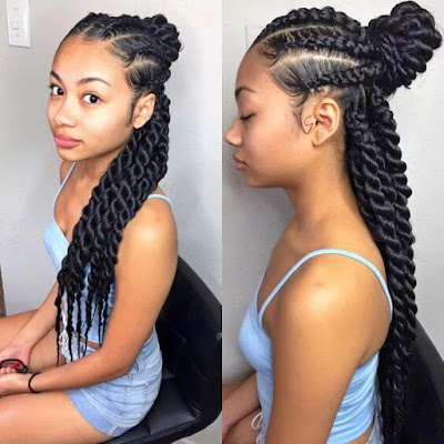 ✘ 31+ Trendy Cornrows Braids Hairstyles For Black Women To Copy In 2020 Cornrows Braided hairstyles are a trendy style for the African American women community ✘ 31+ Trendy Cornrows Braids Hairstyles For Black Women To Copy In 2020