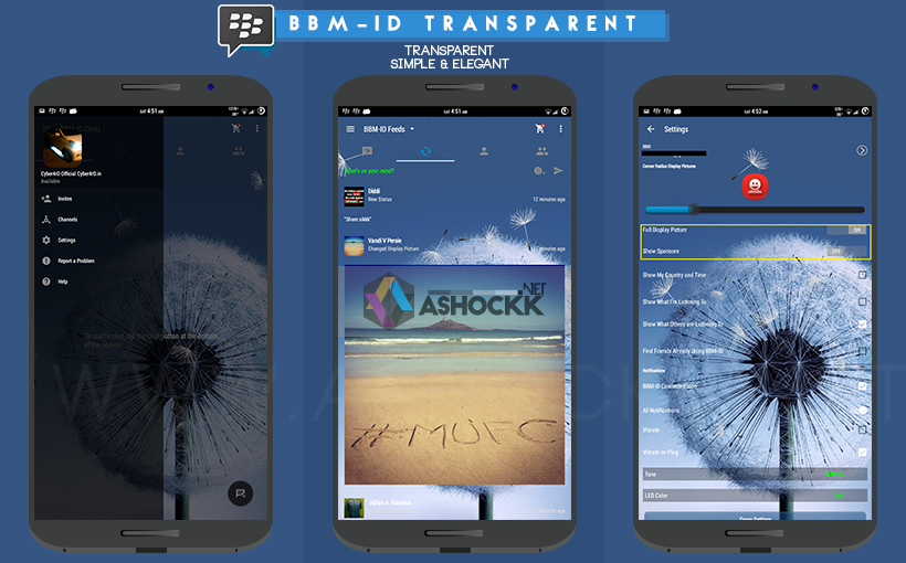 BBM Transparent v2.9.0.45 Apk - Simple dan Elegant - Berita Terbaru