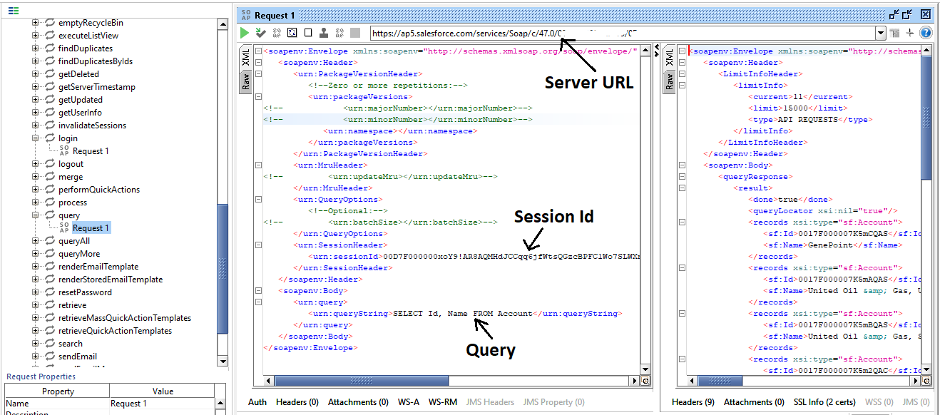 How to connect to Salesforce using SOAP APIs ? SOAP UI Tutorial SFDC Stop