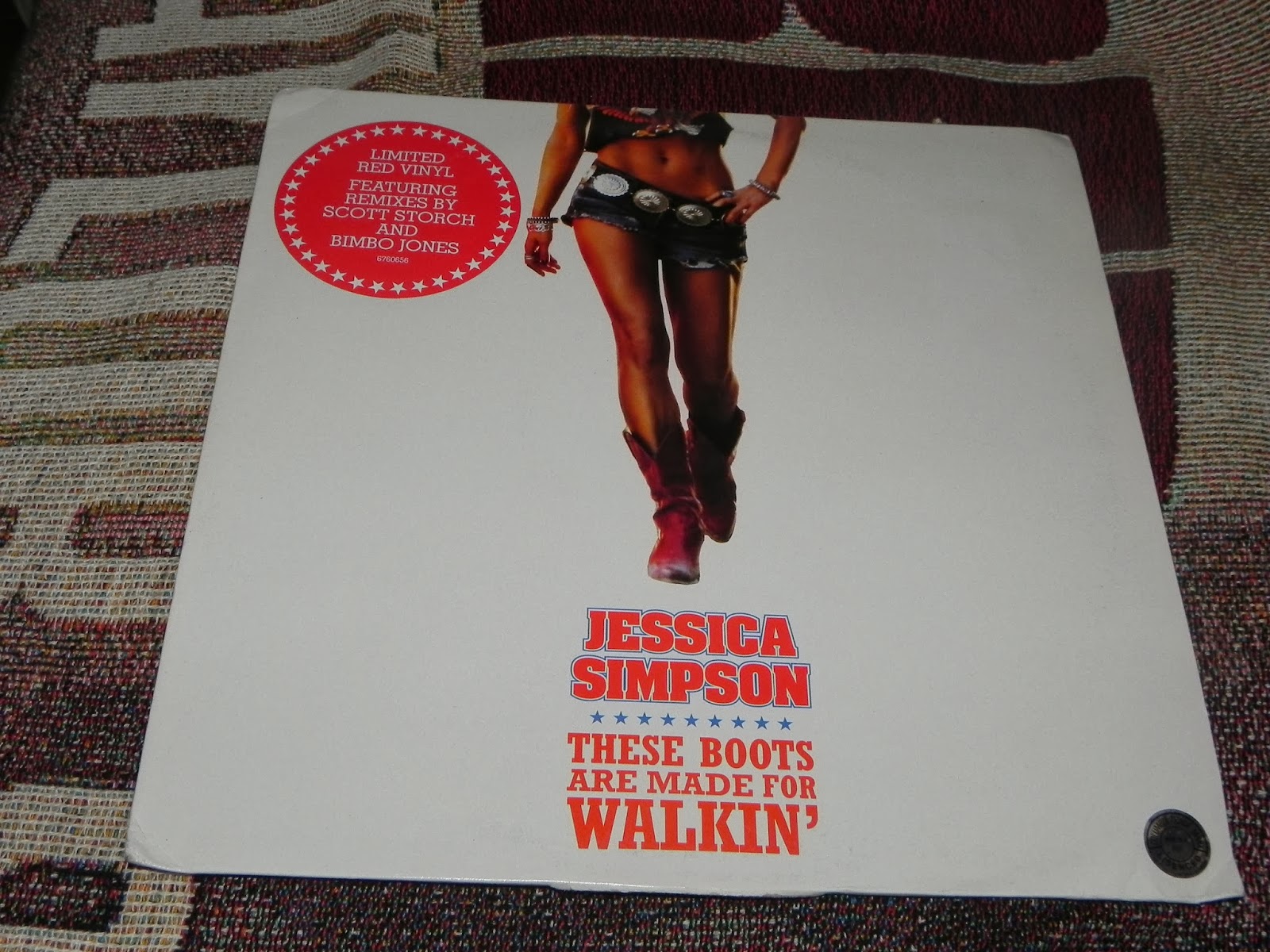 Publicafé Collection Vinyl Jessica Simpson These Boots Are Made For