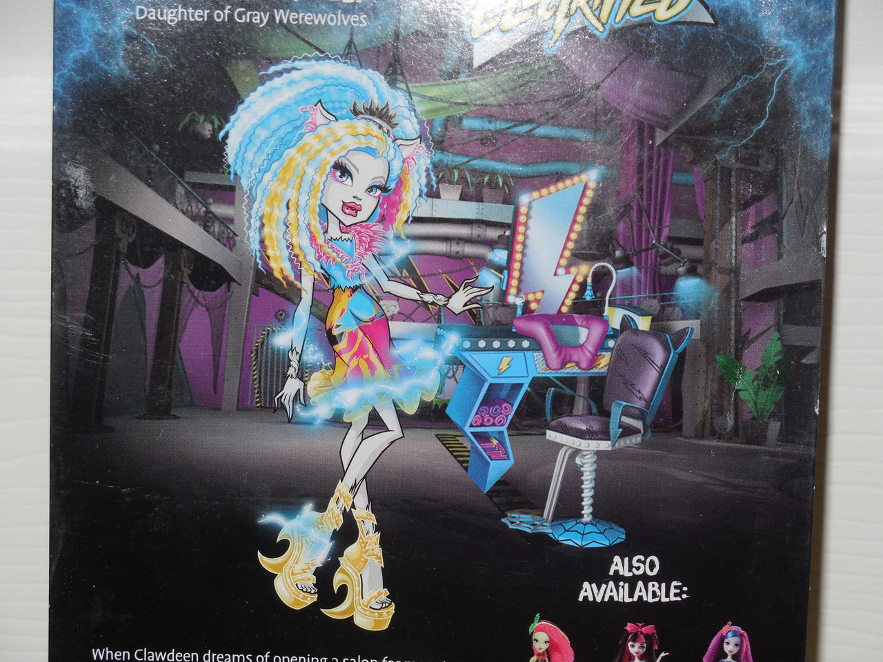 monster high electrified silvi timberwolf
