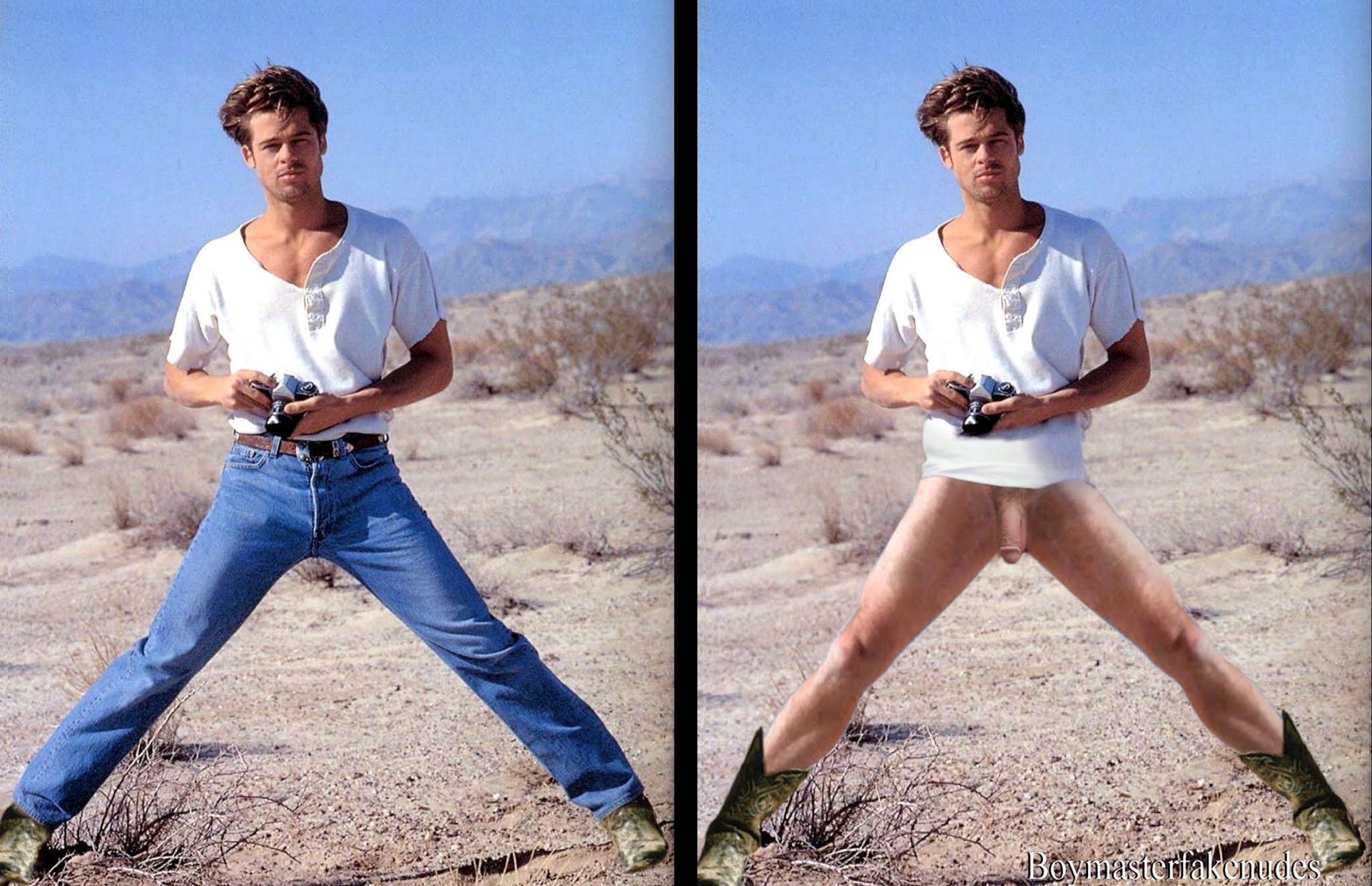 Brad Pitt Young And Naked.