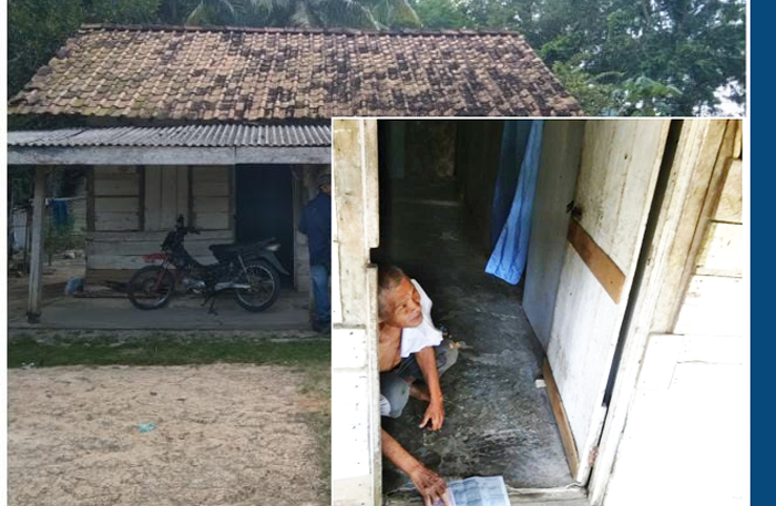 Miris, Ketua RK Bersama Kades Muktijaya Diduga Tilep BST Milik Pasutri Tua Renta