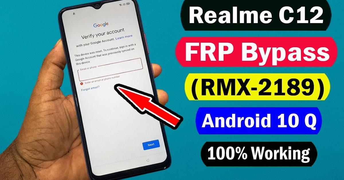 Cara FRP Bypass Realme C12 Verifikasi Akun Google Tanpa PC