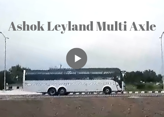Ashok Leyland Multi-Axle Bus Caught Testing Ashok Leyland Multi-Axle Bus Caught Testing