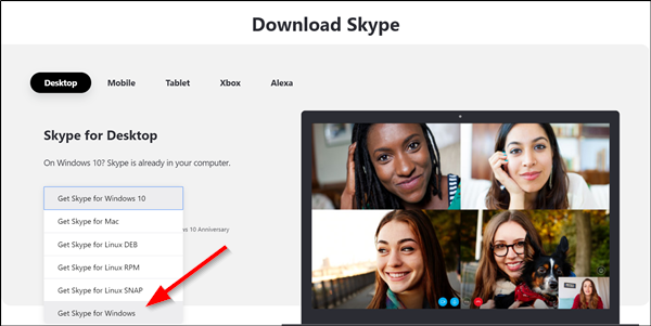 El contenido de este mensaje no es compatible con Skype
