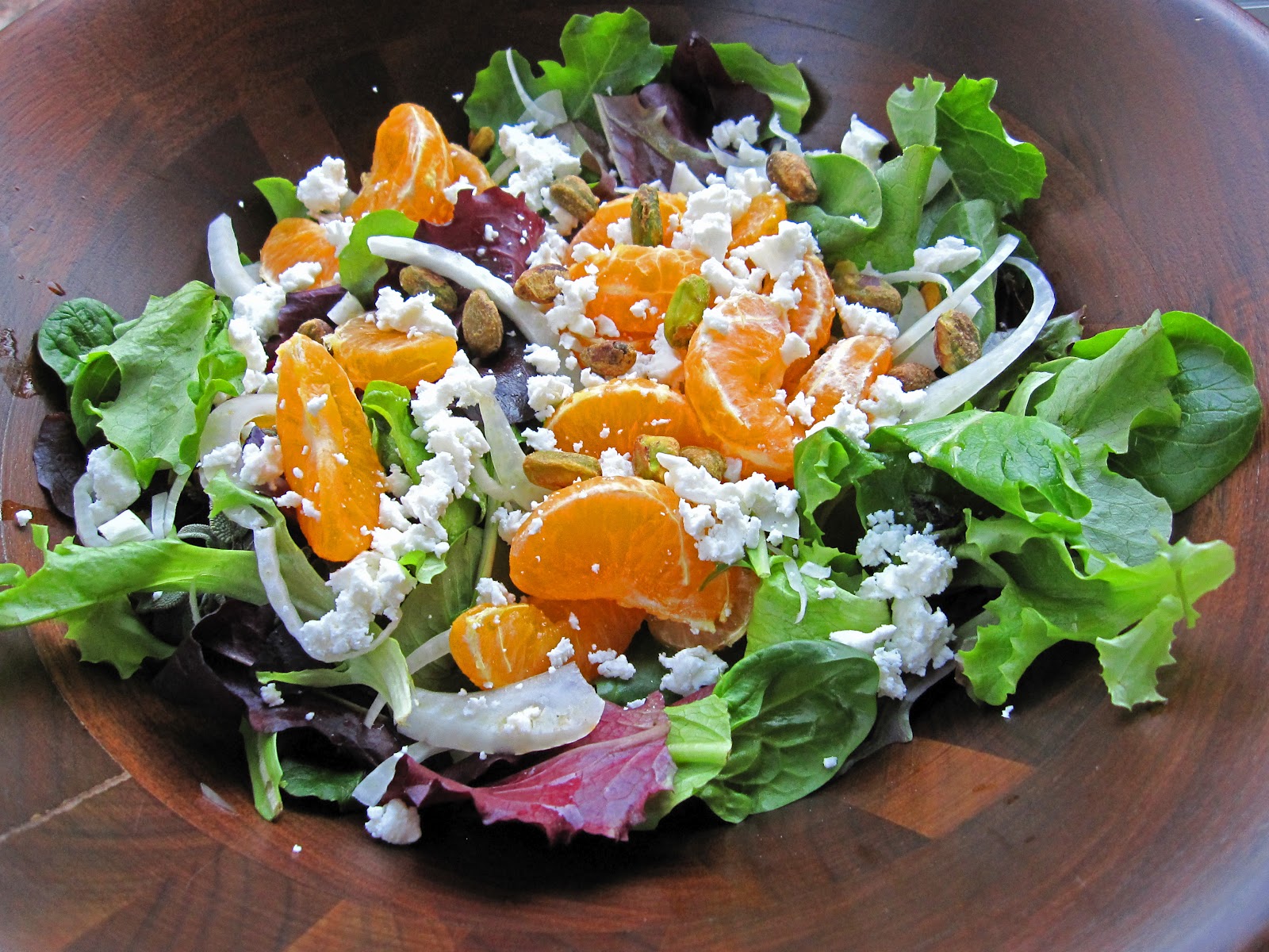 Hen's Hammock Salad with Mandarins and Fennel