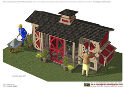 garden cb102 plans coop chicken shed combo construction