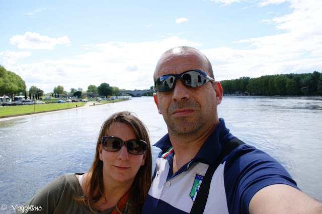 Vista del Rodano dal Ponte Saint Benezet e noi di ViaggiamoHg