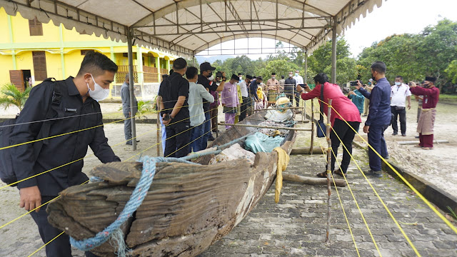 Pemkab Lingga Terima Artepak Sampan/Jelo dari Dari Balai Sumut Pemkab Lingga Terima Artepak Sampan/Jelo dari Dari Balai Sumut