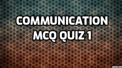 Communication MCQ Quiz 1