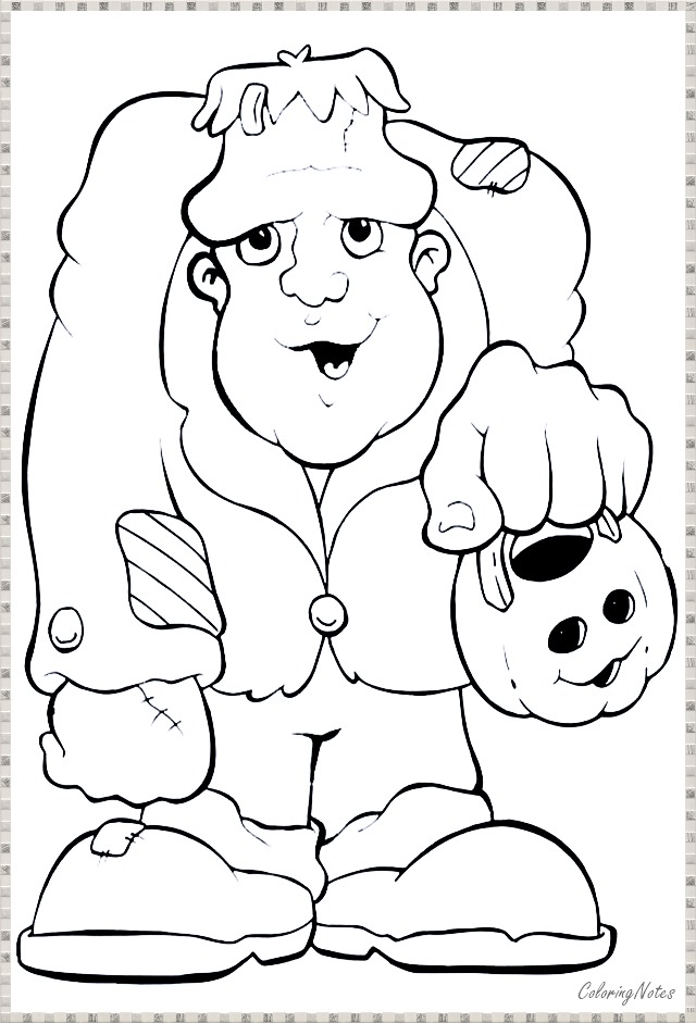 20 Halloween Coloring Pages for Kids Free Printable and Funny