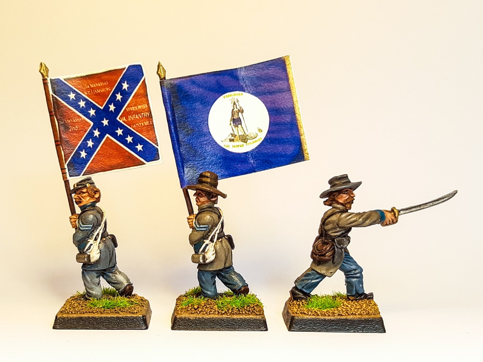THE WORK OF SHAITAN Dixon Miniatures American Civil War 2nd Virginia Infantry