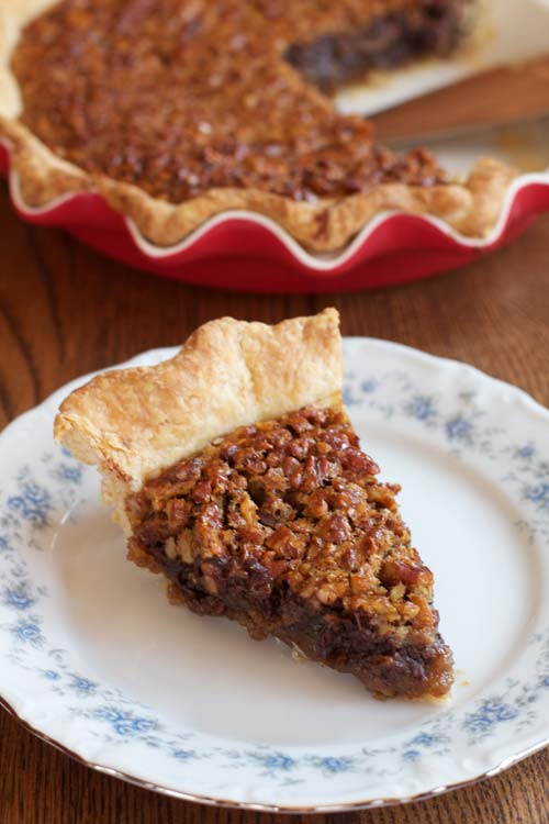 A Less Processed Life: What's For Dessert: Chocolate Pecan Bourbon Pie