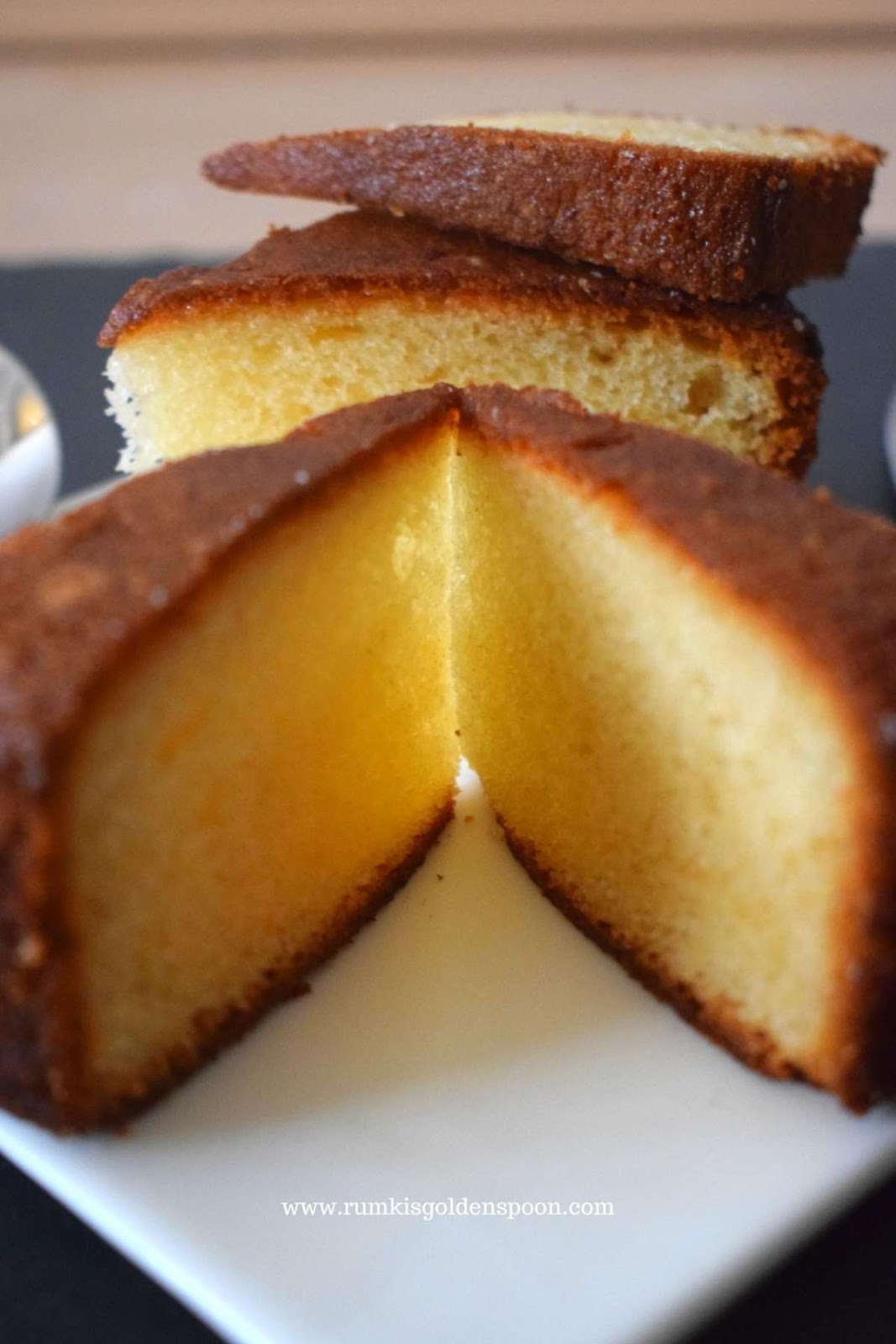 Cake Recipe, Quick and Easy, Basic Vanilla Cake (Without Hand Blender), Rumki's Golden Spoon, Sponge Cake, Tea Cake