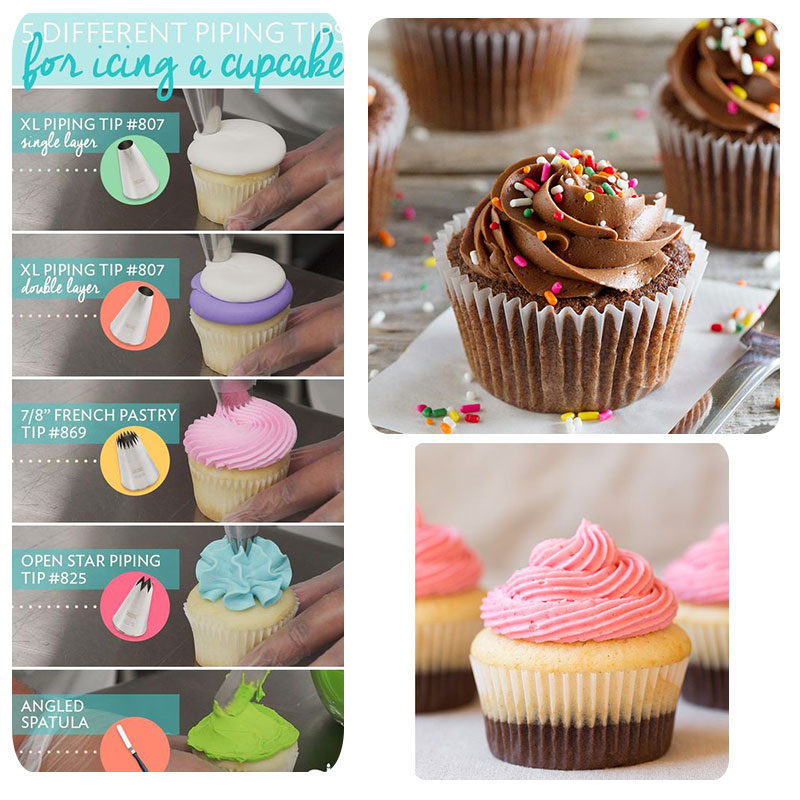 It's Written on the Wall How to Frost Cupcakes PLUS Frosting Color