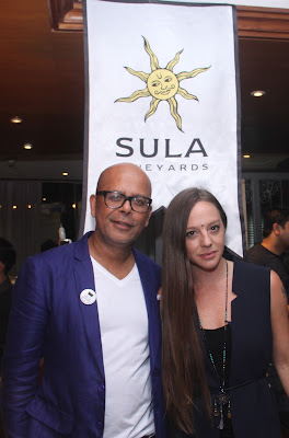 Cecilia Oldne, VP Marketing and Global Brand Ambassador, Sula Vineyards with Celebrity Fashion Designer, Narendra Kumar at Sula Selections 'Globe in a Glass' Roadshow 2016 Cecilia Oldne, VP Marketing and Global Brand Ambassador, Sula Vineyards with Celebrity Fashion Designer, Narendra Kumar at Sula Selections 'Globe in a Glass' Roadshow 2016