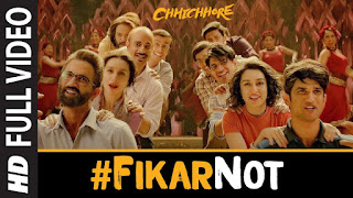 Fikar Not Lyrics in Hindi from Chhichhore