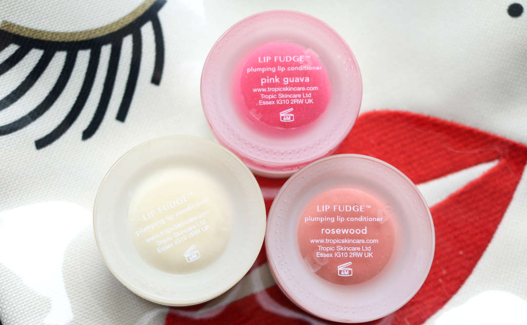 New In Beauty Tropic Lip Fudge Plumping Lip Conditioners Review