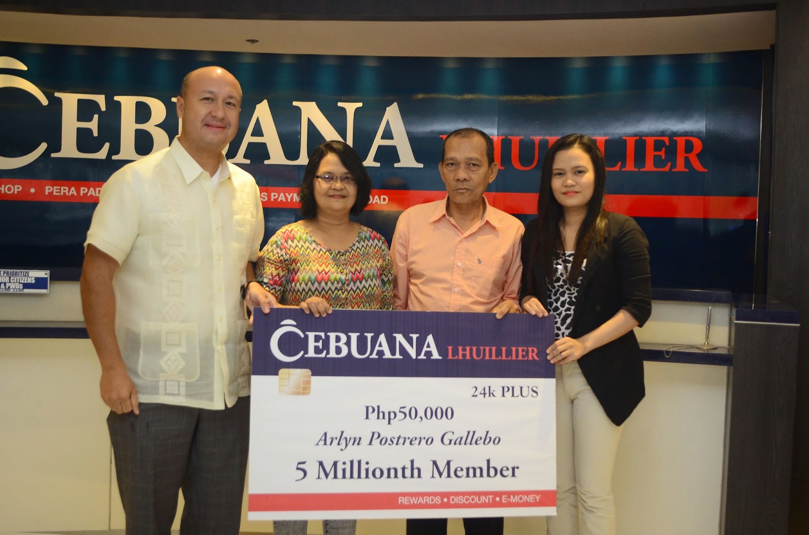 Cebuana Lhuillier fetes 5-millionth loyalty card member - Sugarsmile