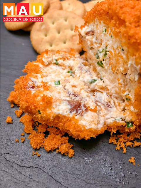 mau cocina de todo receta rollito de queso tocino cebollin botana cheetos receta