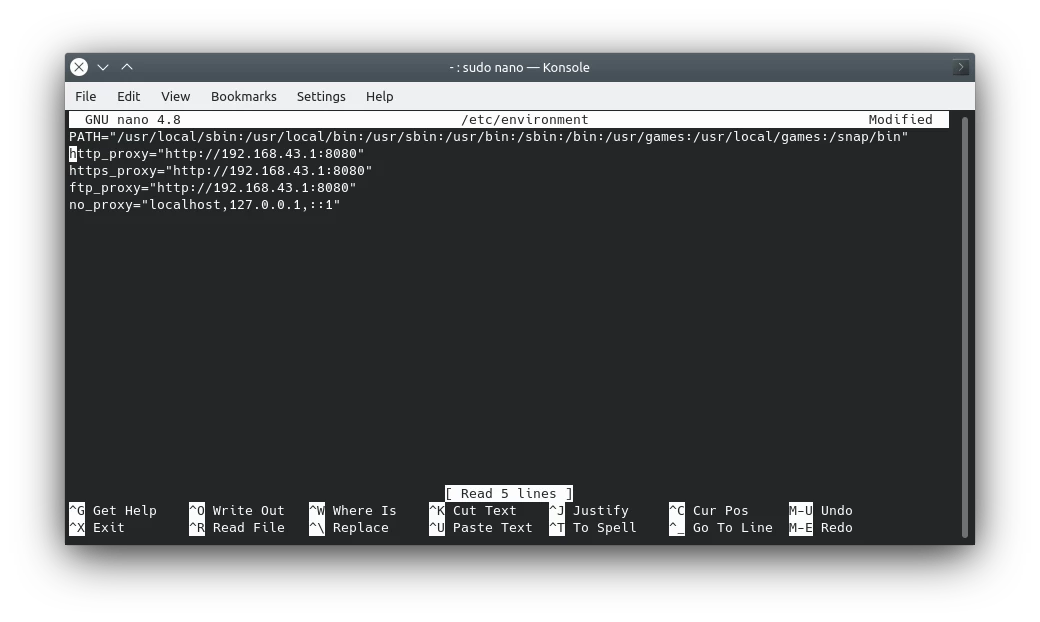 Cara Mengatur Proxy Linux Melalui Terminal Cara Mengatur Proxy Linux Melalui Terminal