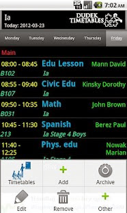 Student Timetable Helper Apps Free Download!!! ~ STUDENTS BLOG