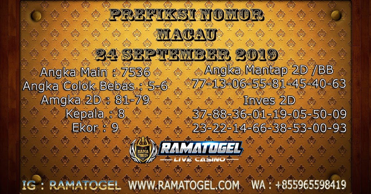 Prediksi Togel Singapore, Hongkong, Sidney, Macau. Prediksi Nomor Jitu