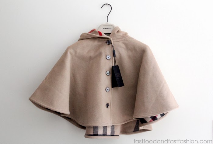 Review Burberry Check Lined Camel Wool Cape Elle Blogs