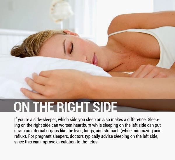 On the Right Side - 8 Sleeping Positions and Their Effects On Health