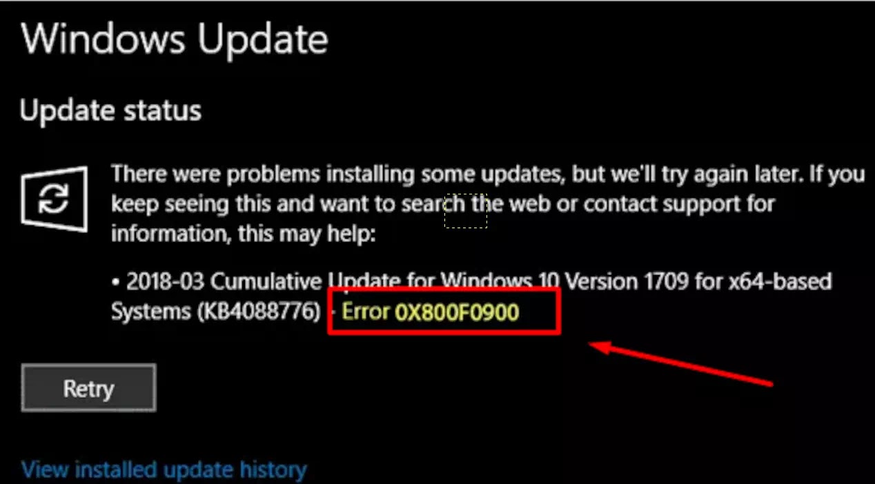 Cara Mengatasi Error Code 0x800f0900 Saat Update Di Windows 10 - KOMPUTERX