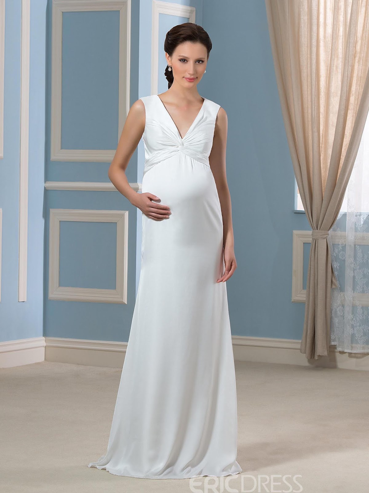Maternity wedding & party dress - Lady Hugs