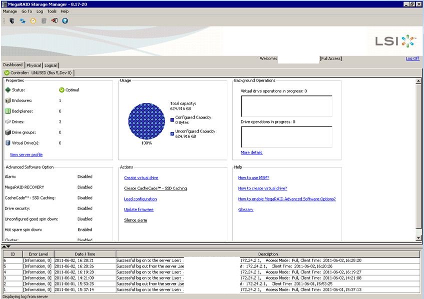 Set RAID 1 on MegaRAID Storage Manager(MSM) Software A Little Knowledge