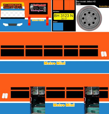 BUSSID bus Metro Mini