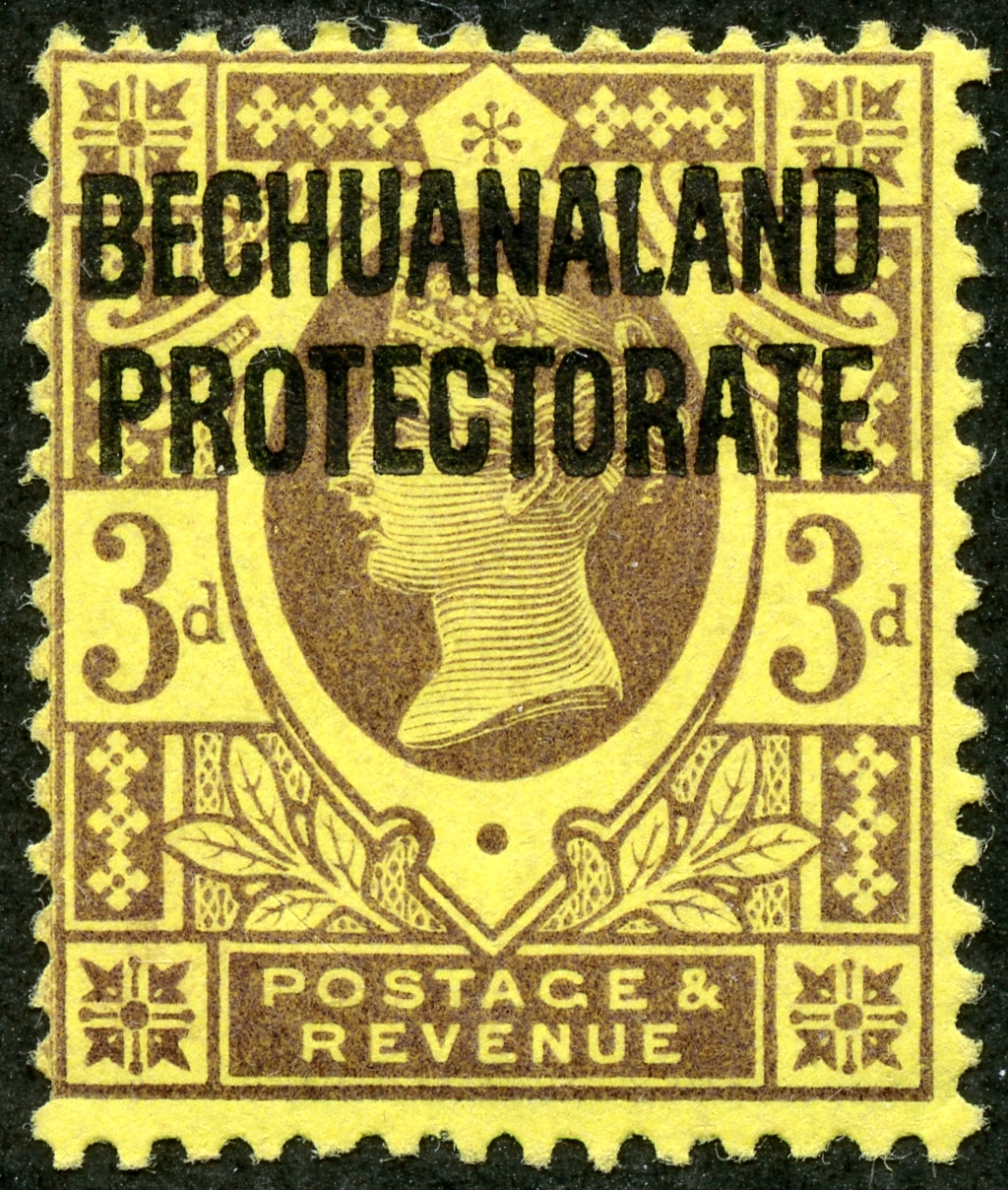 Big Blue 18401940 Bechuanaland Protectorate A closer look at the stamps