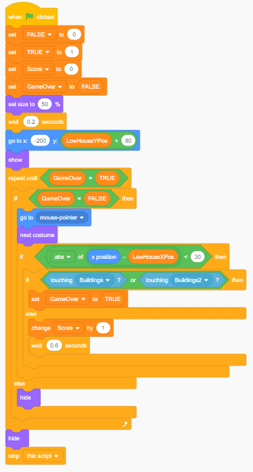 Biologi, fysik, kemi, teknik år 7, 8 och 9: Programmering i Scratch