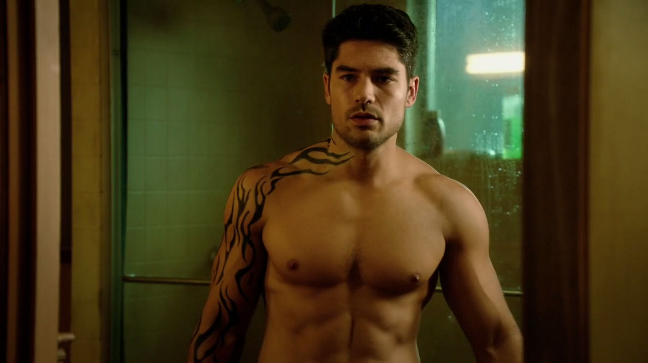 D.J. Cotrona & Brandon Soo Hoo on From Dusk Till Dawn (2015) .