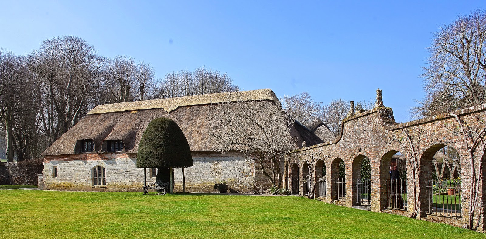 Pittsburgher in UK Athelhampton House and Gardens, a spectacular 15th