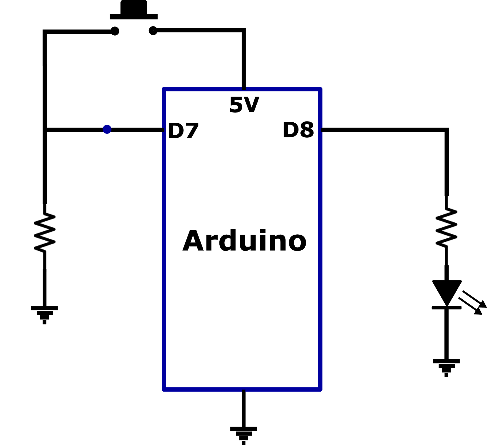 XDirection: Arduino - Resistores de pull up e pull down
