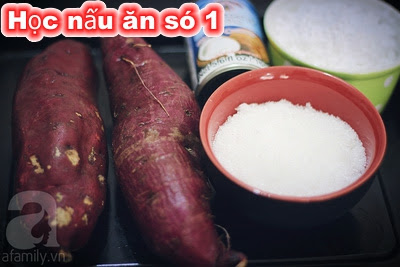 Cách nấu chè chuối