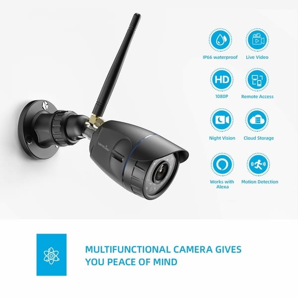 Review Wansview W4B Home Surveillance WiFi Security Camera
