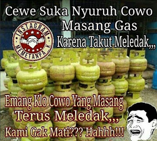 30 Meme Kocak Dan Gambar Lucu Tabung Gas Elpiji