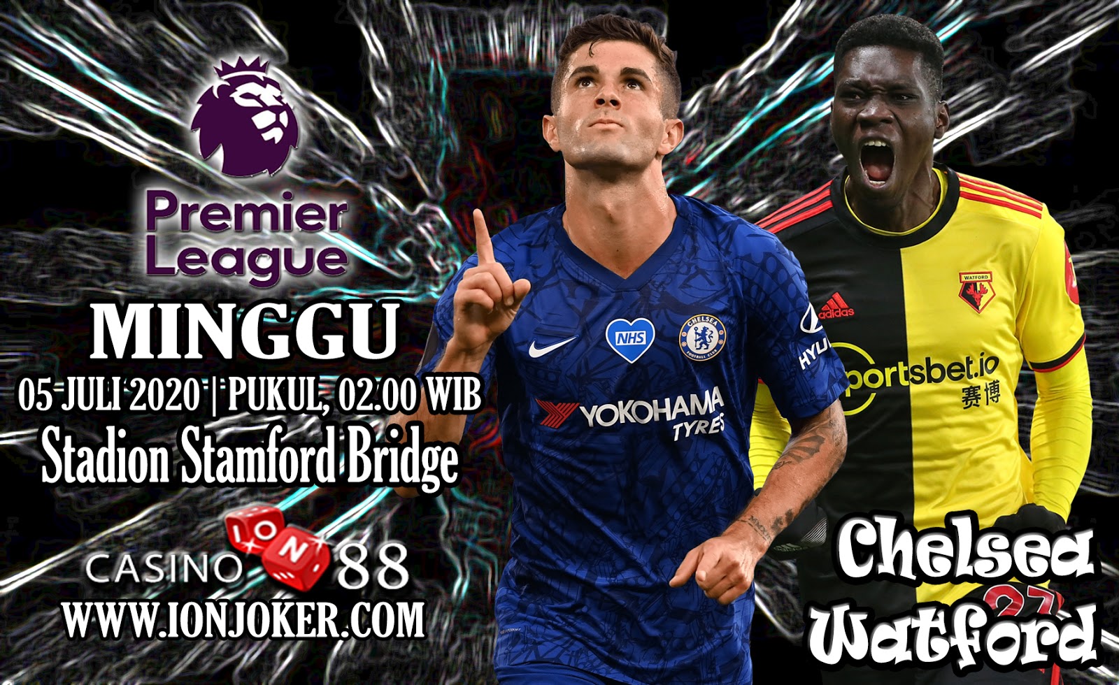 Prediksi Bola Chelsea vs Watford 5 Juli 2020 IONCASINO88