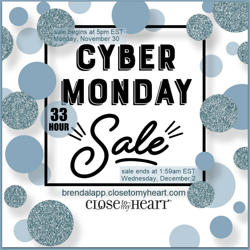 Crafting for sanity? Or insanity? Cyber Monday Sale & CTMH Facebook