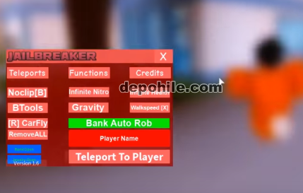 Roblox Jailbreak Loader 3.3.2 NOCLIP,Soygun Hile Yeni Özellikler