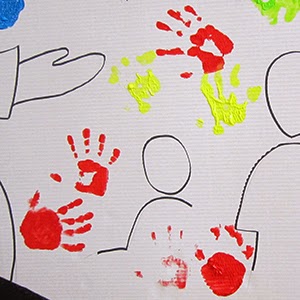 Mains Peinture mains