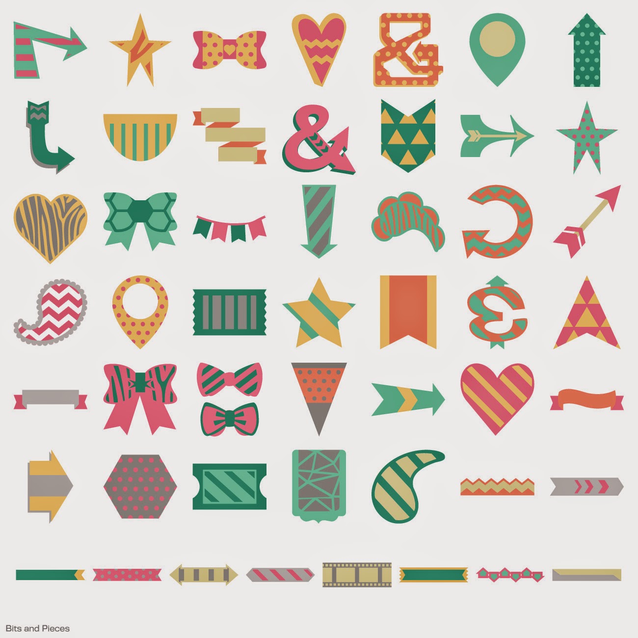 Stamps Alive! New Cricut Cartridge Bits and Pieces