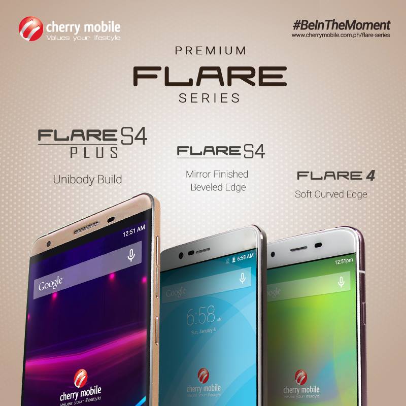 Cherry Mobile Introduces the Premium FLARE Series: Flare 4, Flare S4 & Flare S4 Plus - It's Me